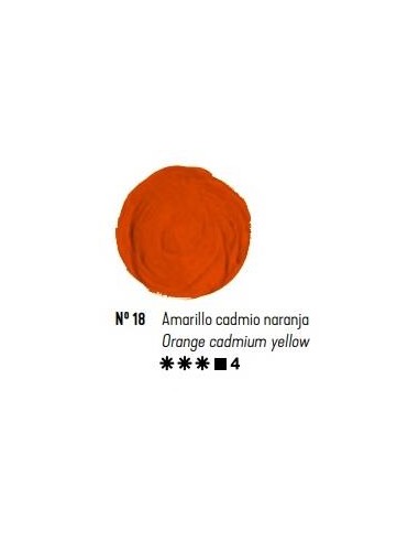 Oleo titan amarillo cadmio naranja 60 ml
