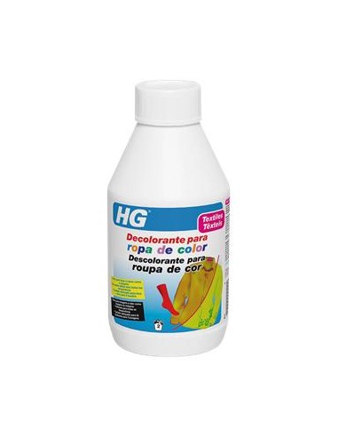 Hg decolorante para ropa de color 200 g.