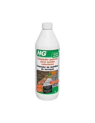 Hg limpiador potente suelos exterior  1 lt