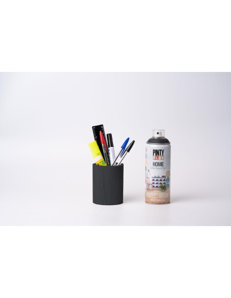 Pintura spray home HM438 home black 520 cc