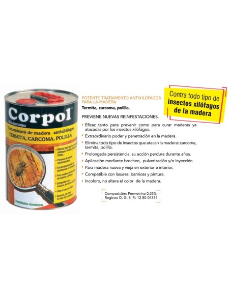 CORPOL MATACARCOMA , Envase 750 ml.*