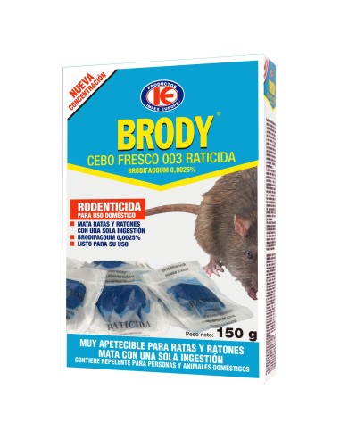 Brody cebo fresco 003 pack 5 bolsas 100 g