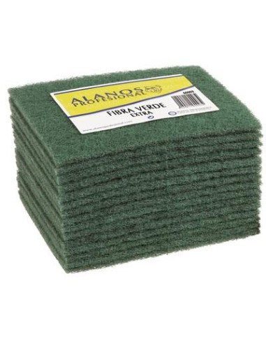 ESTROPAJO FIBRA VERDE EXTRA 15x20 ud.