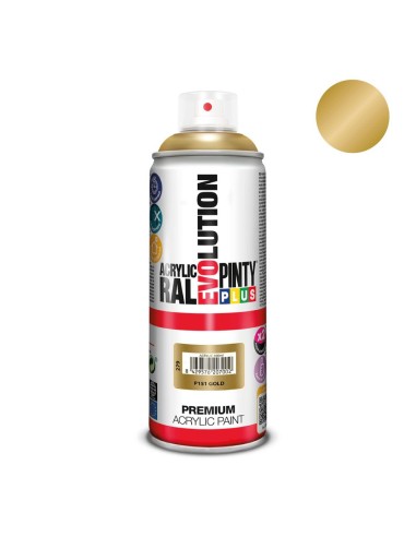 Pintura spray purpurina oro P151  520 cc.