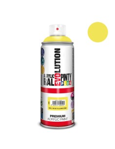 Pintura spray evo ral 1003 amarillo señal  520 cc 2