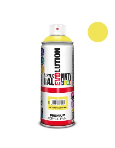 Pintura spray evo ral 1003 amarillo señal  520 cc