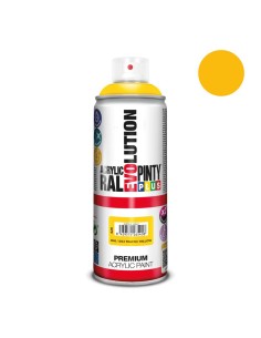 Pintura spray evo ral 1023 amarillo trafico 520 cc