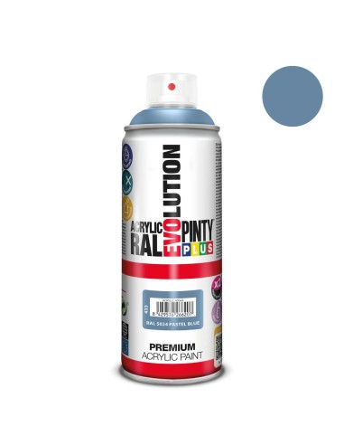Pintura spray evo ral 5024  azul pastel 520 cc