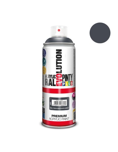 Pintura spray evo ral 7024 gris 520 cc
