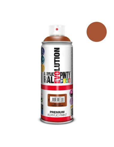 Pintura spray evo ral 8004 marron 520 cc