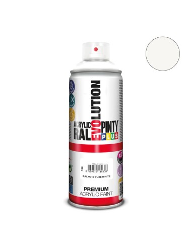 Pintura spray blanco R-9010 acrilico brillo 520 c