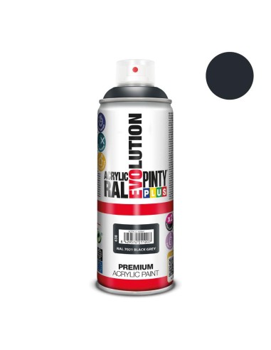 Nova638  pintura spray ral 7021 gris negro 520 cc