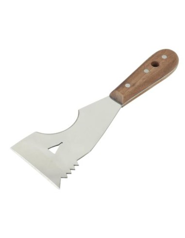 RASCADOR PREMIUM MULTIUSOS INOX 7 CM M.MADERA