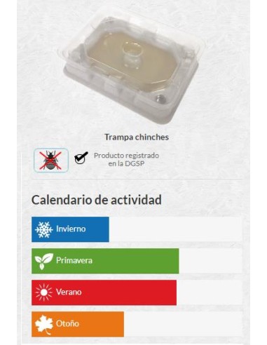 MONITOR TRAMPA CHINCHES CAMA - UD