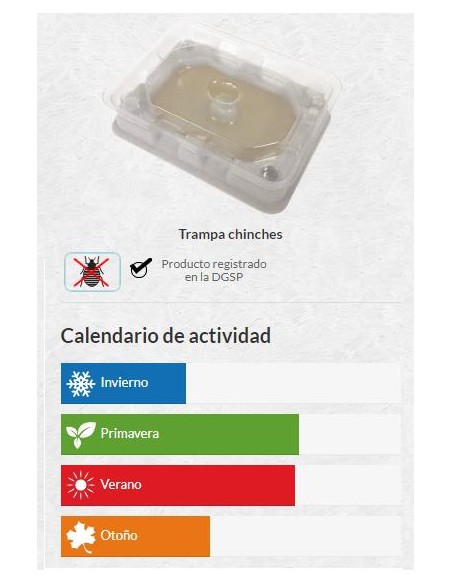 MONITOR TRAMPA CHINCHES CAMA - UD