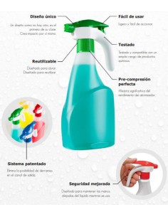 Vaporizador poseidon azul 1 Lt.