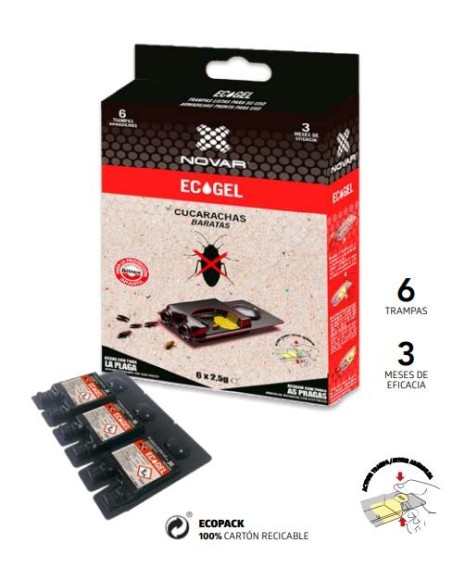 Eco gel cucarachas 15g trampa