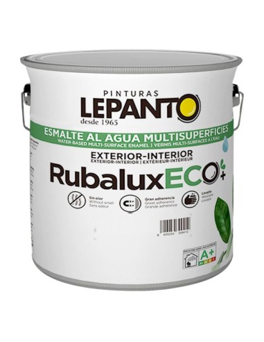 RUBALUX ECO SEMIBRILLO NEGRO 250 ml.