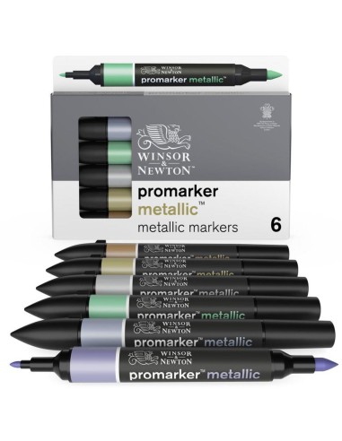 W&N PROMARKER METALLICMARKER 6 PZ