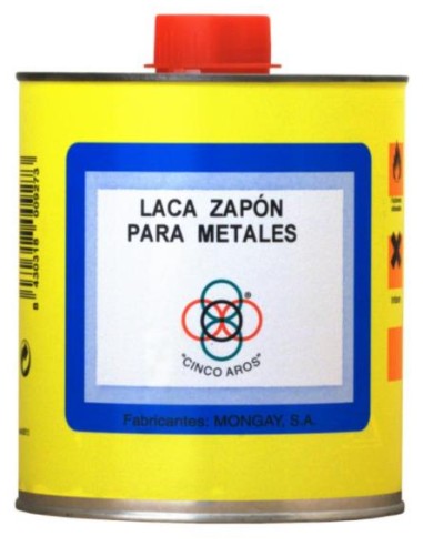 LACA ZAPON METALES CINCO AROS  1 Lt.