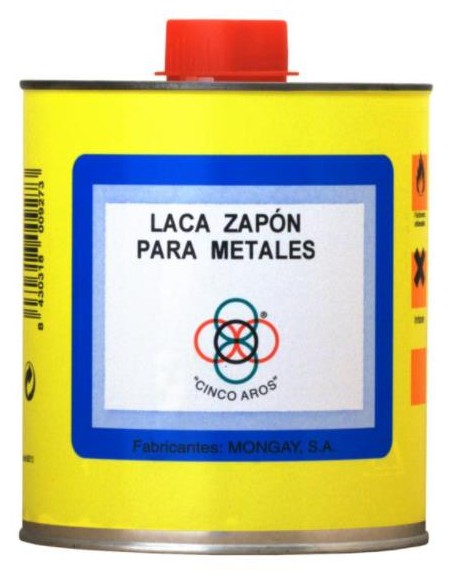 LACA ZAPON METALES CINCO AROS  1 Lt.