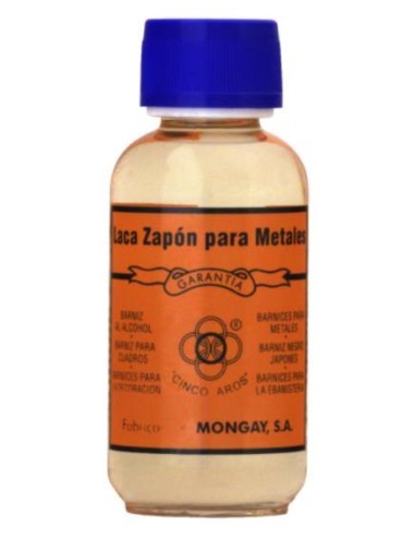 LACA ZAPON METALES CINCO AROS  125 ml.