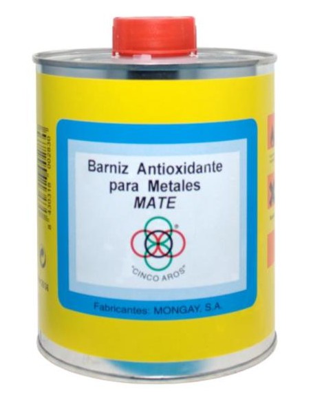 BARNIZ ANTIOXIDO METALES EXT.MATE TRANSP. 1 LT
