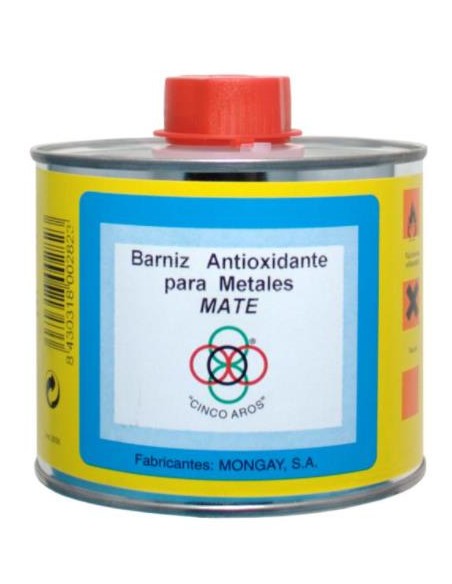 BARNIZ ANTIOXIDO METALES EXT.MATE TRANSP. 500 ml.
