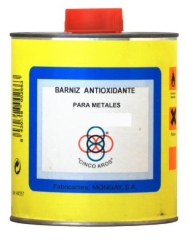 BARNIZ ANTIOXIDO METALES EXT.TRANSP.AGUA 1/2 Lt.