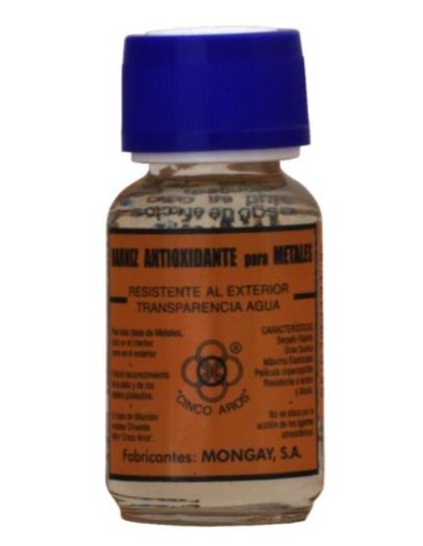 BARNIZ ANTIOXIDO METALES EXT.TRANSP.AGUA 1/20 ml.