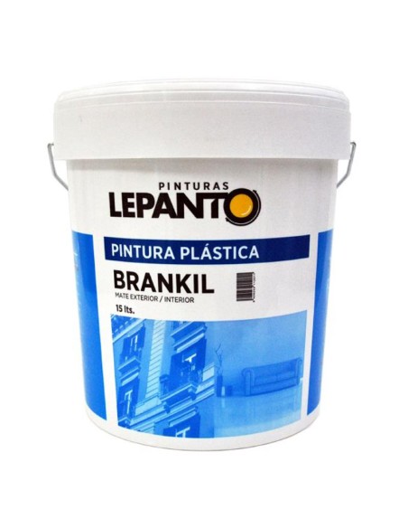 PINTURA PLASTICA MATE INT-EXT BRANKIL-15 LT BLANCO