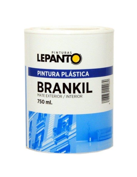 PINTURA PLASTICA MATE INT-EXT BRANKIL - 750 ML.