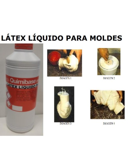 Latex liquido para moldes 1 kg