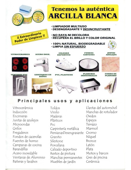 ARCILLA BLANCA 500 g