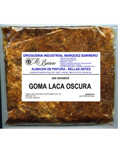 GOMA LACA ESCAMAS OSCURA - 500g.