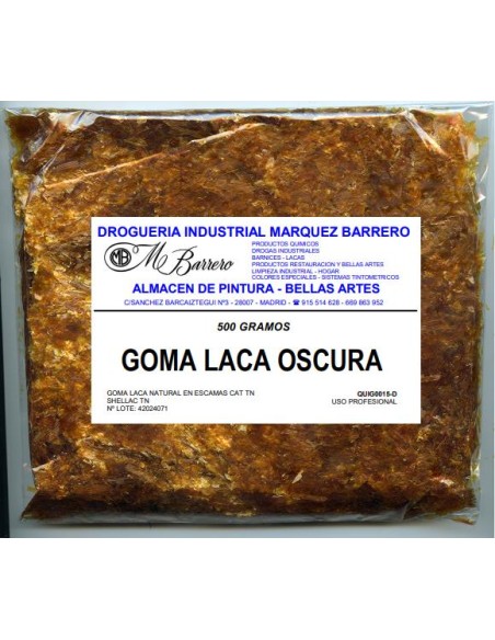 GOMA LACA ESCAMAS OSCURA - 500g.