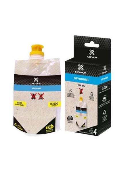 TRAMPA MOSCAS&AVISPAS + 3 BOLSAS HIDROSULBRES