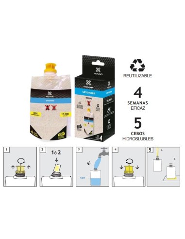 TRAMPA MOSCAS&AVISPAS + 3 BOLSAS HIDROSULBRES