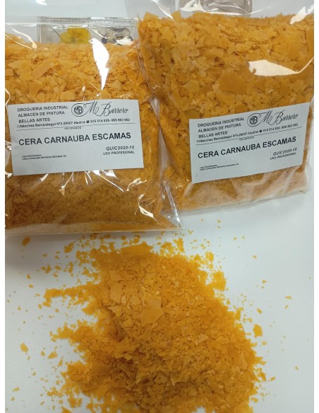 CERA CARNAUBA REFINADA ESCAMAS 150 GRAMOS