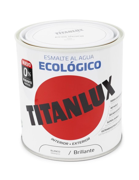 Titanlux esmalte ECO. brillo BLANCO. 250 ml.
