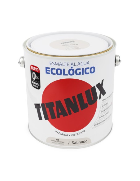TITANLUX ESMALTE ECO. SAT BLANCO PIEDRA 250 ml