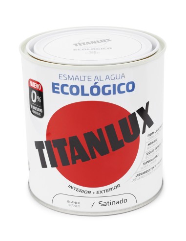 Titanlux esmalte ECO. satinado BLANCO. 250 ml.