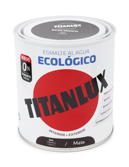 TITANLUX ESMALTE ECO. MATE TABACO 250 ml.