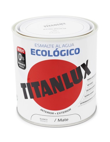 Titanlux esmalte ECO. mate BLANCO. 250 ml.