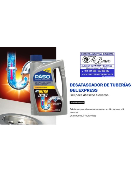 PASO DESATASCADOR GEL EXPRESS 1 LT