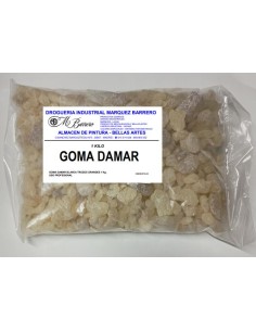 GOMA DAMAR BLANCA TROZOS GRANDES 1 Kg.