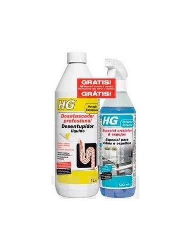 Desatascador potente hg +cristales espejos - ud