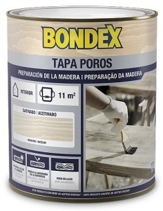Bondex tapaporos agua 750 ml.