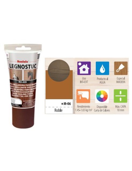 PASTA MADERA LEGNOSTUC TB 200 G ROBLE