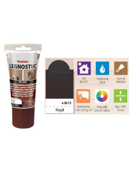 PASTA MADERA LEGNOSTUC TB 200 G NOGAL